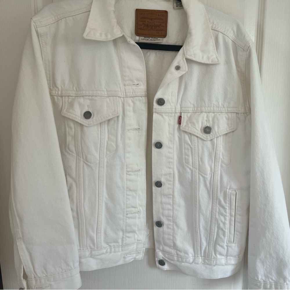 Levi's Classic White Denim Jacket